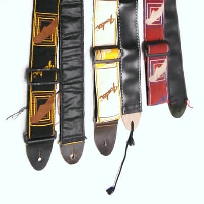 1980/90's Fender USA Fabric Guitar Straps - Set of Three image 2