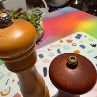 Rare. Vintage. Wicked Cool! Vic Firth Gourmet Salt Mill and Pepper Grinder image 4
