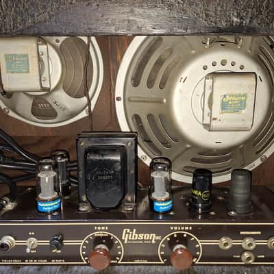 1948 Gibson GA-25 Combo Tube Amp W/ Cover image 8