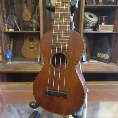 Unlabeled Koa Soprano Ukulele c.1920's/30's image 6