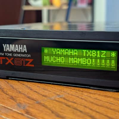 Yamaha TX81Z Rackmount FM Tone Generator 1987 - 1988 - Black