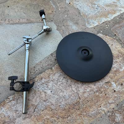 Roland CY-12C-BK Dual-Trigger Cymbal Crash Cymbal Black 12 cy12c - BLACK BOTTOM image 1