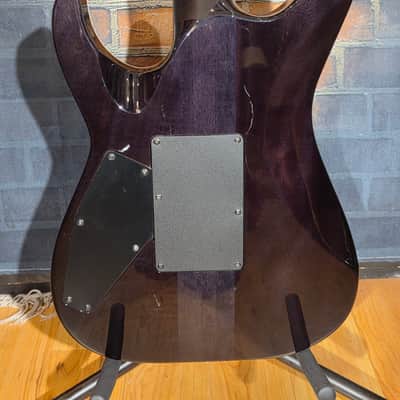 ESP LTD MH-401 FM See-Thru Black w/ EMG James Hetfield Pickups, Gotoh Locking Tuners & Original Floyd Rose Bridge image 18