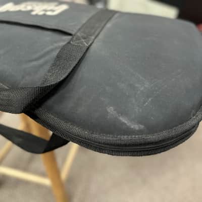 Gibson USA Logo Padded Soft Case Gig Bag Black Exterior / Dark Blue Interior image 10