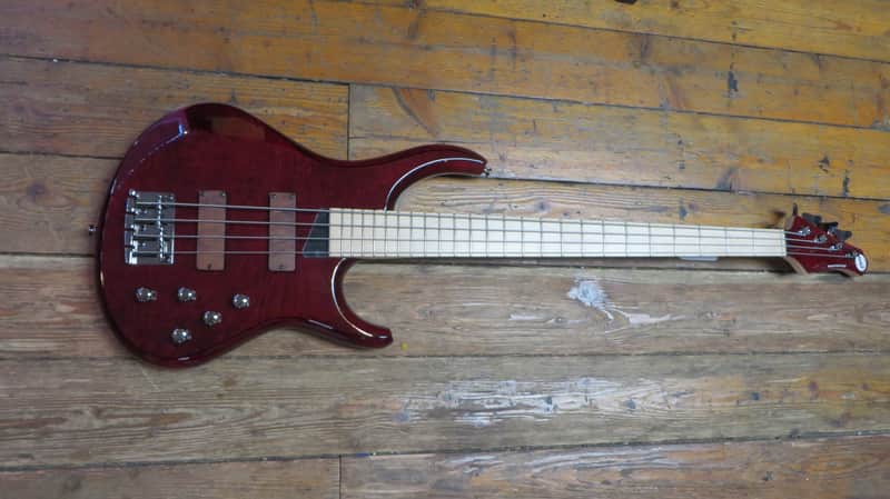 MTD Kingston Z4 4 String Bass Guitar 2020 - Present Trans Cherry image 1