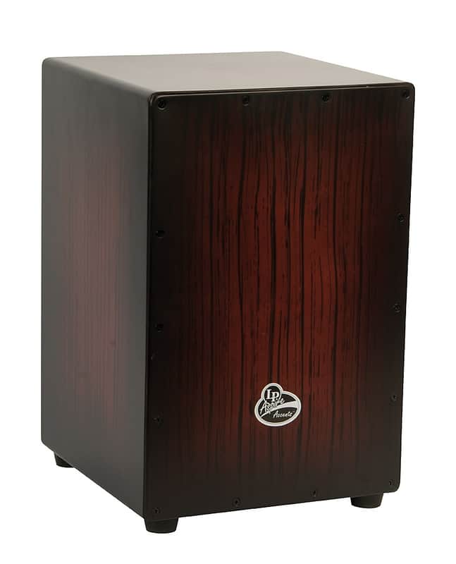 LP Aspire Accents Cajon - Dark Wood Streak LPA1332-DWS image 1