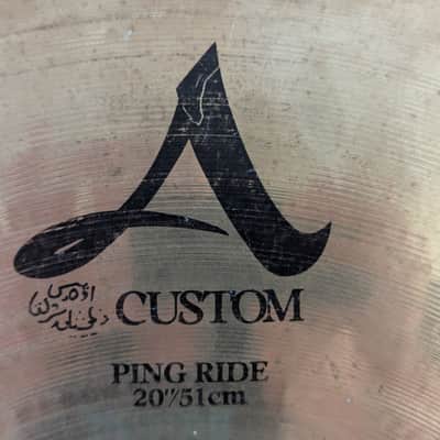 Zildjian 20" A Custom Ping Ride Cymbal 1991 - Present - Brilliant image 4