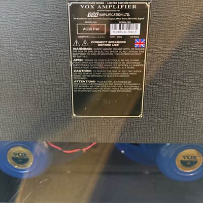Vox AC30HW Limited Edition Hand-Wired 30-Watt 2x12" Guitar Combo 2003 - 2004 - Black image 4