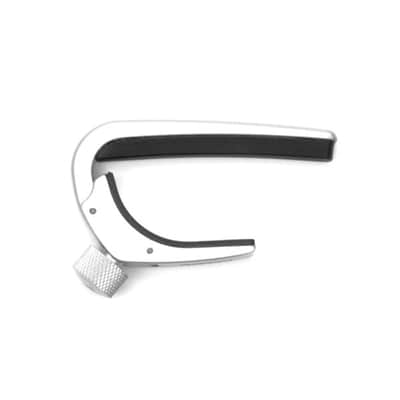 D'Addario PW-CP-02S NS Capo Silver - Capo image 1