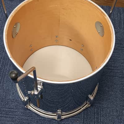 Ludwig 1980s Chrome Over Wood 16″ Single Headed Floor Tom Drum image 8