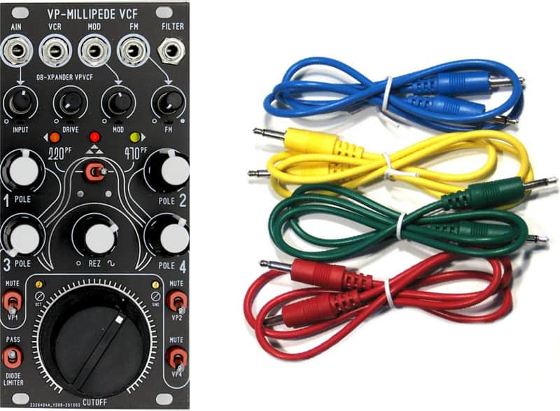 Blue Lantern Millipede Variable Pole VCF 13HP Eurorack Module w/ 4 Cables image 1
