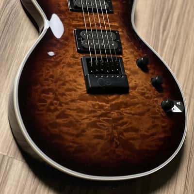 ESP LTD EC-1000 Evertune in Dark Brown Sunburst image 3