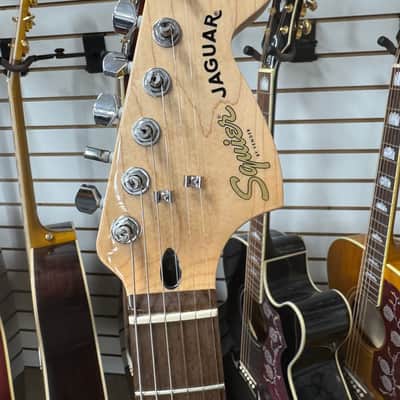 Squier Limited Edition Affinity Series Jaguar - Mystic Seafoam - B Stock image 2