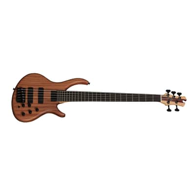 Tobias Killer B V 5-String Bass w/ Bartolini Pickups and Gig Bag - Natural image 3