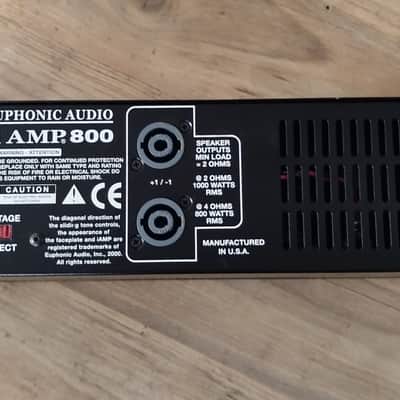 EUPHONIC AUDIO Lee Sklar iAMP800 2000s - BLACK image 6