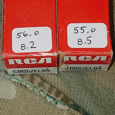 RCA 6BQ5/EL84 NOS/NIB Matched Pair MaxiMatcher2 tested (2) tube lot image 2