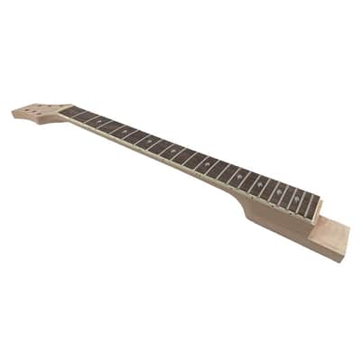 Electric Guitar Neck 22 fret 24.75 inch Mahogany Guitar Necks with Rosewood Fretboard Diamond Inlay (24.75inch) image 4