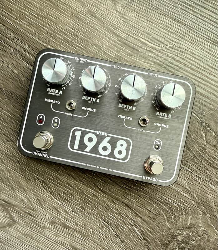 King Tone Guitar Vibe 1968 V2 with Expression Jack 2022 - Present - Silver image 1