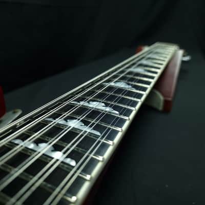 B.C. Rich Bich Legacy Double Neck 2009 Trans Red Made in Korea Rockfield Mafia pickups + OHSC image 6