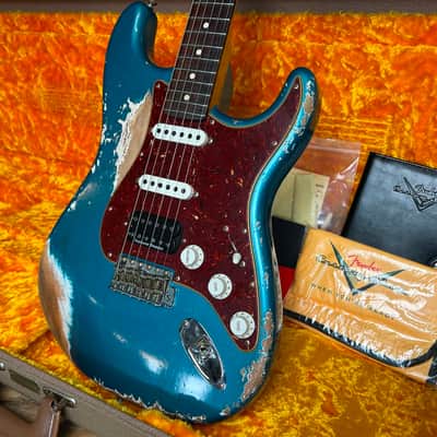 Fender Custom Shop 1959 Stratocaster Heavy Relic Ocean Turquoise 2023 Electric Guitar image 14