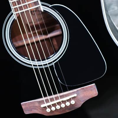 Takamine GD34CE-BLK Gloss Black Dreadnought Cutaway Acoustic Electric Guitar w/Bag image 7