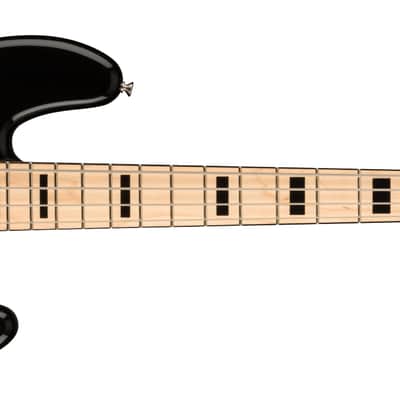 Mint Fender Geddy Lee Jazz Bass Electric Guitar, Maple Fingerboard, Black - MIM image 2