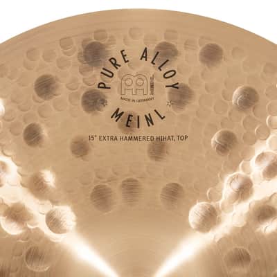 Meinl Cymbals PA15EHH Pure Alloy Extra Hammered Hihat - 15" image 5