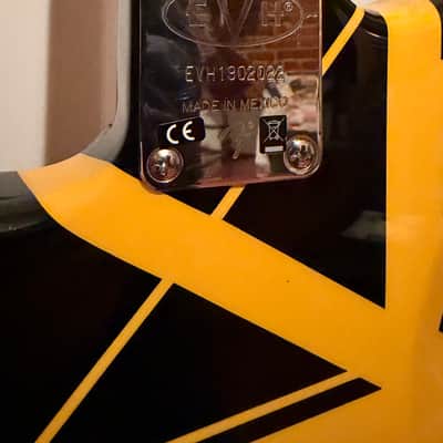 EVH Striped Series Electric Guitar 2013 - Present - Black/Yellow image 6