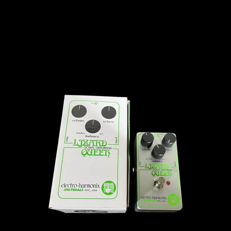 Electro-Harmonix / JHS Nano Lizard Queen Octave Fuzz 2023 - Present - Silver / Green X14620 image 1