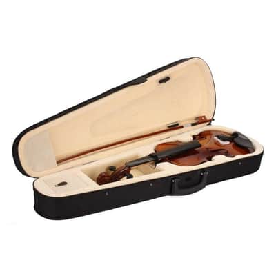 New 4/4 Acoustic Violin for Beginner with Case Bow Rosin Natural 2023 image 2