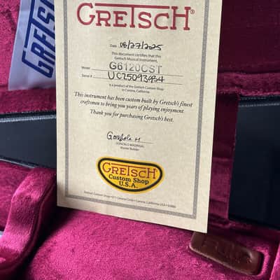Gretsch Custom Shop Gonzalo Madrigal Masterbuilt G6120-59 Shell Pink NOS w/case UC25093934 image 12