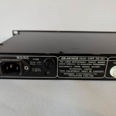 Drawmer DS201 Dual Gate 1984 - Present - Black image 5
