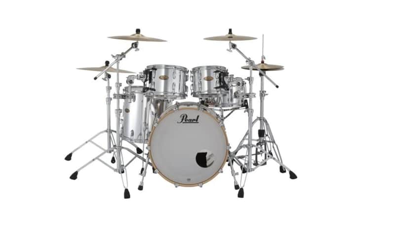 Pearl - Session Studio Select Series 4-piece Drum Shell Pack, Mirror Chrome - STS924XSPC426 - Pearl's $1595.00 Pre-owned factory sealed boxes image 1