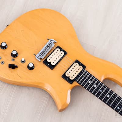 1980 Aria Pro II EG-1400 Eagle Vintage Neck Through Guitar, Near-Mint w/ DiMarzio & Case, Japan image 9