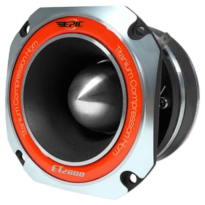 Epic Audio ET2000 2" Pro Compression Titanium Horn Bullet Tweeter with 180 Watts image 3