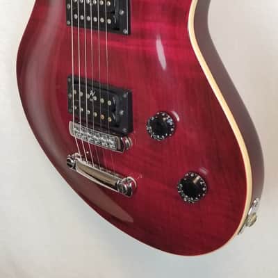 Washburn Vintage 1998 Maverick Series BT-8, Flame Maple Arch Top, Dual HB, Rosewood FB, Trans Red, w/HSC image 8