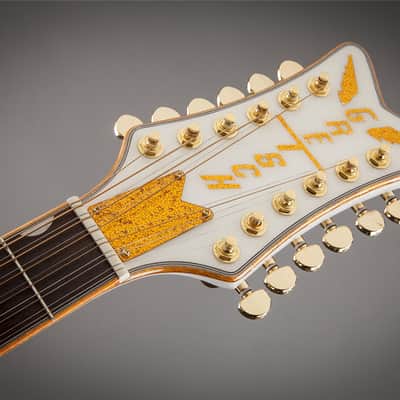 Gretsch G5022CWFE-12 Rancher Falcon Jumbo 12-String Cutaway Acousic Electric, Fishman Pickup System, White image 4