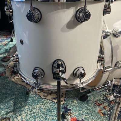 David Palmer's Rod Stewart DW, Collectors Series 4-Piece Custom Maple Set, Stunning! 2008 - White Glass image 14