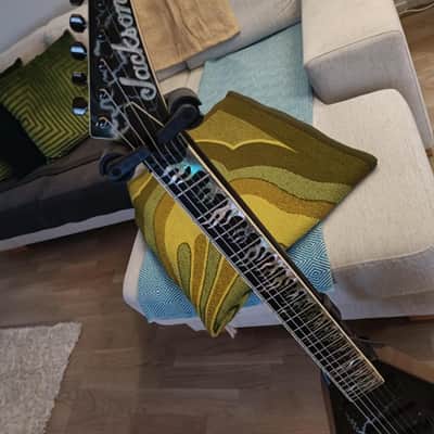 Jackson Custom Shop KV2 King V / Lightning Sky Graphic / Abalone Flame Inlays / Ebony Fretboard image 8