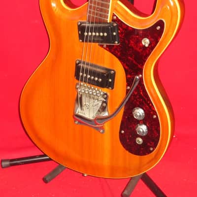 Mosrite 1968 Natural Spruce Joe Maphis 6 String Guitar w/ Case image 6