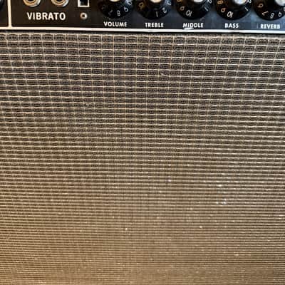 1966 Fender Twin Reverb 2-Channel 85-Watt 2x12" Guitar Combo 1963 - 1967 - Black Panel image 3