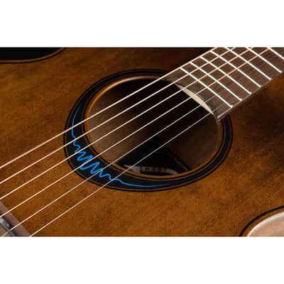 Lag TBW1TE-BRW | Travel Guitar w/ BlueWave. New with Full Warranty! image 7