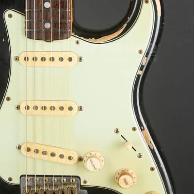 Fender Custom Shop Masterbuilt Jason Smith Stratocaster Landau 68 Relic 2020 - Black (COD 2257UG) image 4