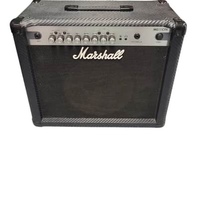 Marshall MG Carbon Fiber MG30CFX 2-Channel 30-Watt 1x10" Solid State Guitar Combo 2011 - 2018 - Black Carbon Fiber image 1