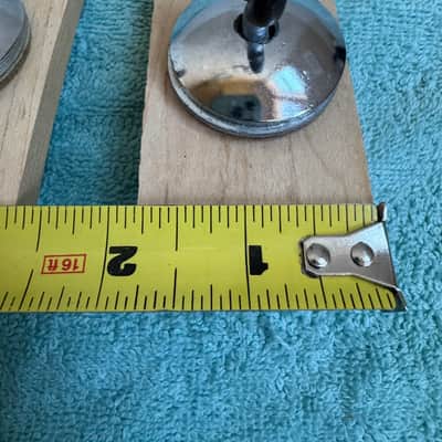 Ludwig Two Vintage Marching Bass Drum Eyelet Bracket Mount Part Lot C 70s - Various image 11