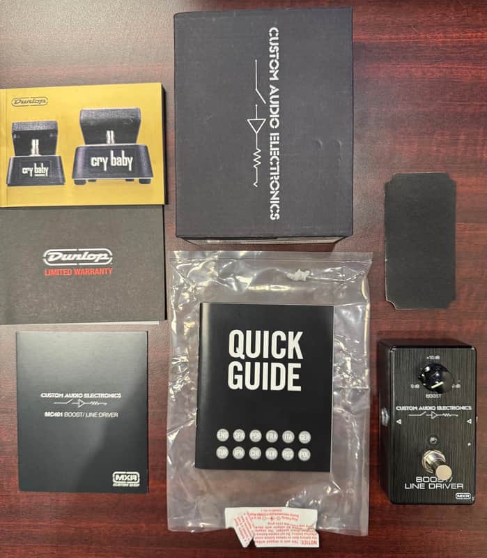 MXR MC401 CAE Boost / Line Driver 2017 - Present - Black image 1