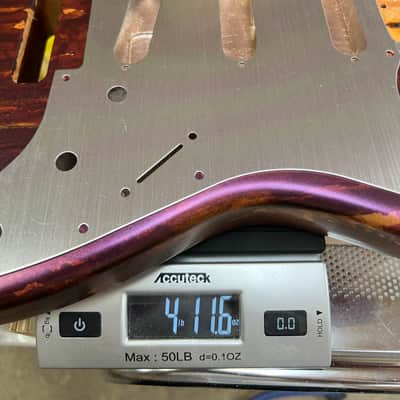 Warmtone Custom Guitars Strat Style Guitar Body “Metallic Purple Pour” image 19