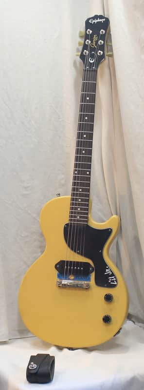 Epiphone Les Paul Junior in CASE with Rosewood Fretboard TV Yellow image 1