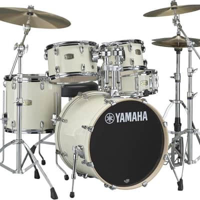 Yamaha Stage Custom Birch Classic White 5pc Kit w/20" Bass Drum
