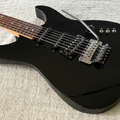 1980’s Kramer Focus 6000 Black Super Strat HSS Floyd Rose ESP MIJ Japan image 7